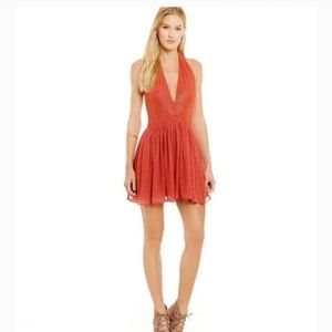Chelsea & Violet / Be Mine Halter Mini Dress